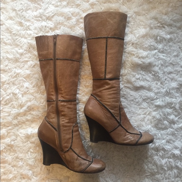 aldo wedge boots